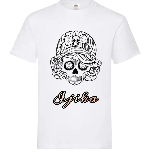 T-shirt tête de mort FEMME